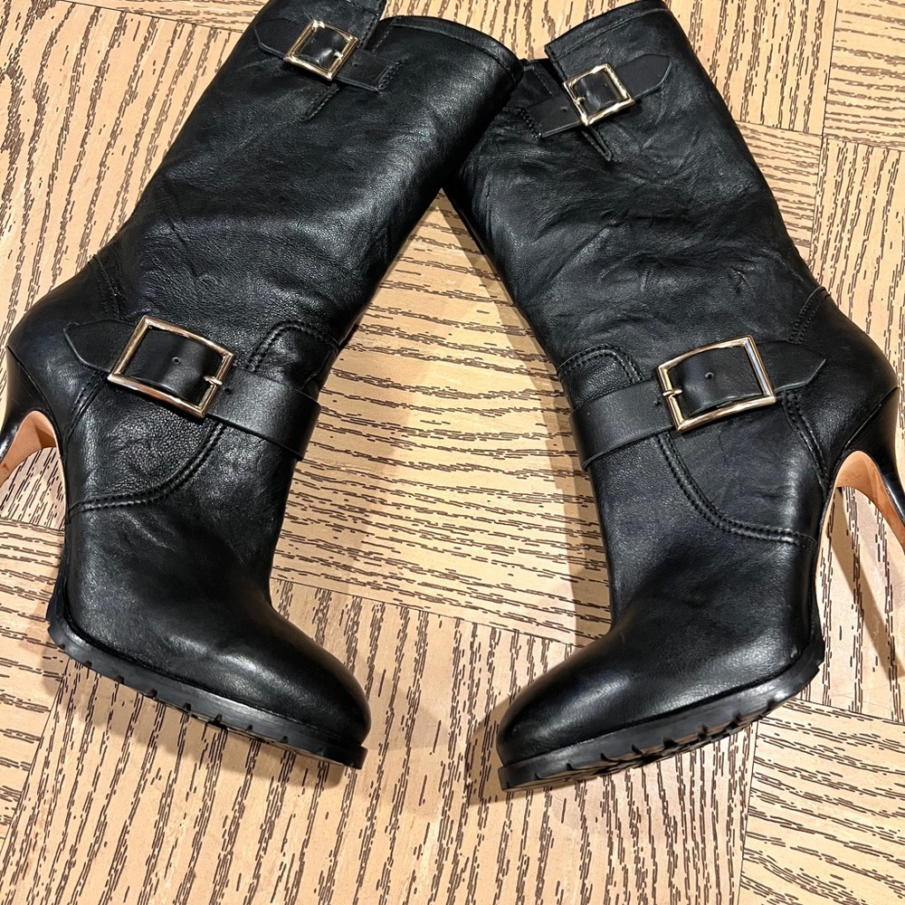 Jimmy Choo Leather Boots Size 9 - Picture 4 of 7